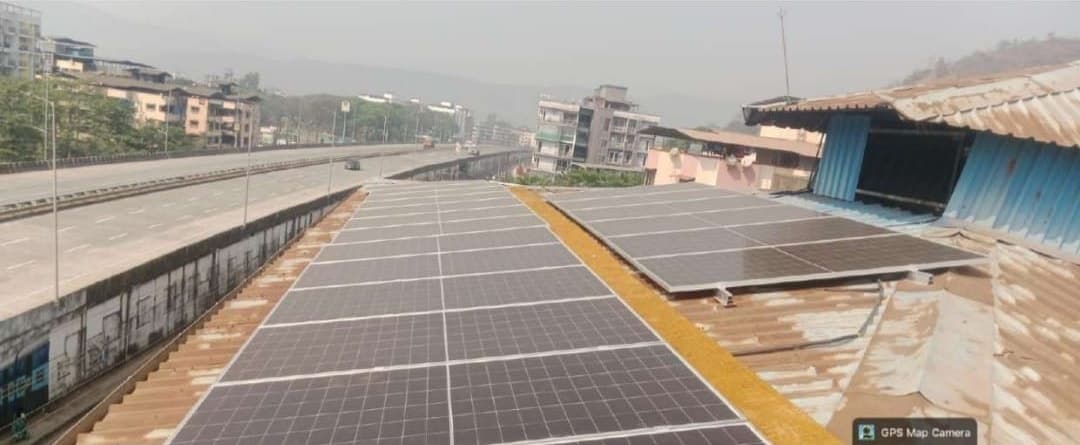 Rooftop solar installation